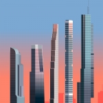 New York skyscraper vector illustration for Wired